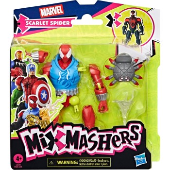 Hasbro mixmashers  scarlet spider custom spider-man mix-and-match action figure an F9205 / G2878 5010996359971