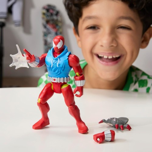 Hasbro mixmashers  scarlet spider custom spider-man mix-and-match action figure an F9205 / G2878 5010996359971