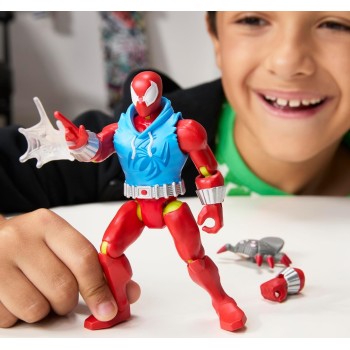 Hasbro mixmashers  scarlet spider custom spider-man mix-and-match action figure an F9205 / G2878 5010996359971