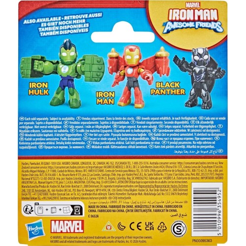 Hasbro iron man and his awesome friends marvel thor action figure with  – 7.6 cm 3 G1254 / G2690 5010996354952