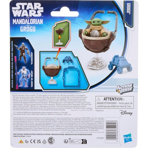 Hasbro wars actionverse grogu 3.3-cm 11-cm scale action figure and accessories, re G2845 / G2866 5010996359957