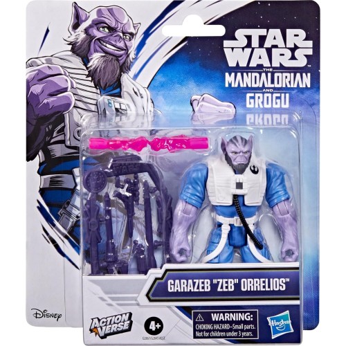 Hasbro wars actionverse zeb orrelios 11-cm action figure and accessories, reusable G2845 / G2867 5010996359803