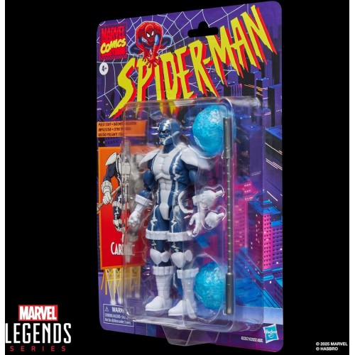 Hasbro legends series cardiac retro cardback spider-man comics action figure, red  G2357 5010996355928