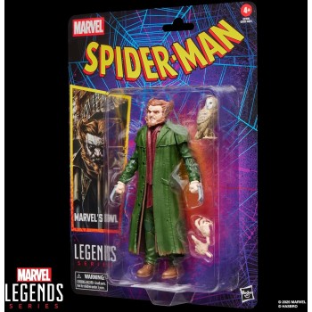 Hasbro legends series s owl retro cardback spider-man comics action figure G2355 5010996355904