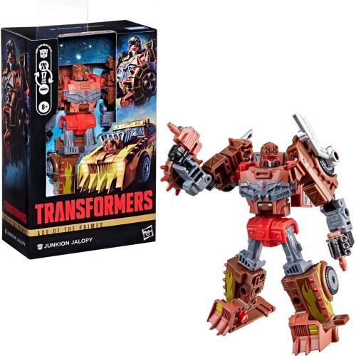 Hasbro Transformers Age of the Primes Deluxe Class Junkion Jalopy Action Figure G2009 5010996380913