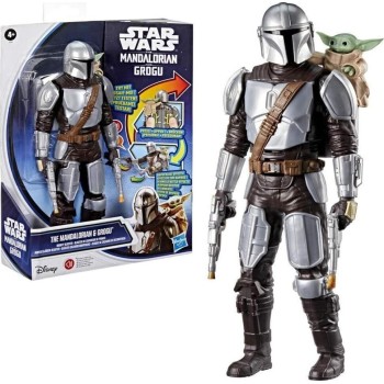 Hasbro star wars the mandalorian and grogu bounty blaster, 28-cm action figure wit G2842 5010996361028