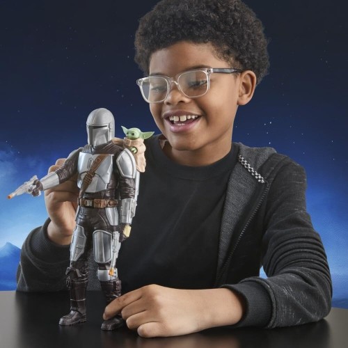 Hasbro star wars the mandalorian and grogu bounty blaster, 28-cm action figure wit G2842 5010996361028