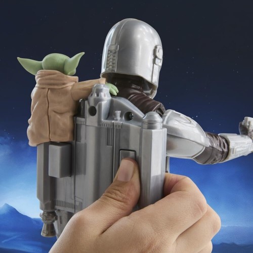 Hasbro star wars the mandalorian and grogu bounty blaster, 28-cm action figure wit G2842 5010996361028