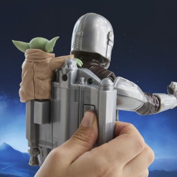 Hasbro star wars the mandalorian and grogu bounty blaster, 28-cm action figure wit G2842 5010996361028