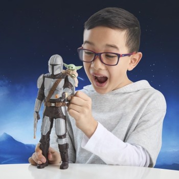 Hasbro star wars the mandalorian and grogu bounty blaster, 28-cm action figure wit G2842 5010996361028