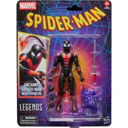 Hasbro legends series uncanny spider-man nightcrawler retro cardback comics action G2352 5010996355881
