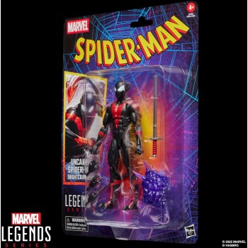 Hasbro legends series uncanny spider-man nightcrawler retro cardback comics action G2352 5010996355881