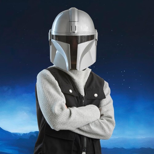 Hasbro wars the mandalorian electronic mask with phrases and sound effects, costum G2839 5010996359704