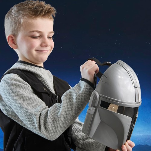 Hasbro wars the mandalorian electronic mask with phrases and sound effects, costum G2839 5010996359704
