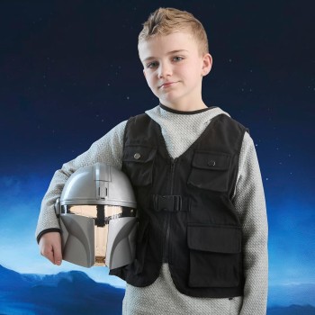 Hasbro wars the mandalorian electronic mask with phrases and sound effects, costum G2839 5010996359704