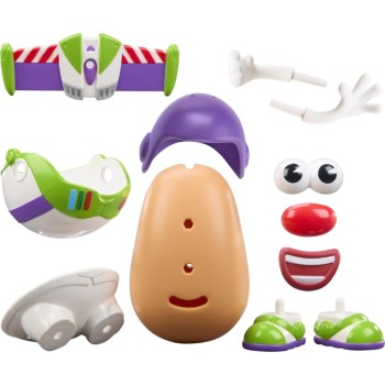 Hasbro potato  toy story buzz spudyear set with 1 potato body and 11 accessories,  G2644 5010996381071