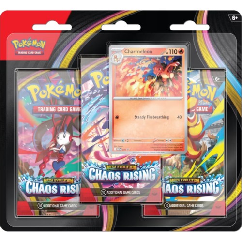 κάισσα Pokemon ME04 Chaos Rising 3-Booster Blister POK104011 196214140165