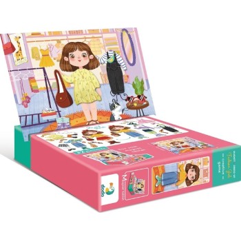 Just toys Δημιουργικά Παιχνίδια and Δραστηριότητες - Δημιουργικά Μαγνητικά Παιχνίδια | Magnetic Dress-up Fashion Girl – Μαγνητικ