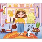 Just toys Δημιουργικά Παιχνίδια and Δραστηριότητες - Δημιουργικά Μαγνητικά Παιχνίδια | Magnetic Dress-up Fashion Girl – Μαγνητικ
