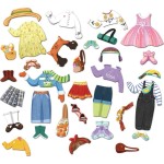 Just toys Δημιουργικά Παιχνίδια and Δραστηριότητες - Δημιουργικά Μαγνητικά Παιχνίδια | Magnetic Dress-up Fashion Girl – Μαγνητικ