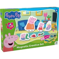 Just toys Δημιουργικά Παιχνίδια and Δραστηριότητες - Δημιουργικά Μαγνητικά Παιχνίδια | Peppa Pig – Μαγνητικό Δημιουργικό σετ με 