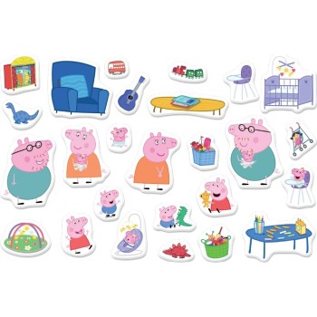Just toys Δημιουργικά Παιχνίδια and Δραστηριότητες - Δημιουργικά Μαγνητικά Παιχνίδια | Peppa Pig – Μαγνητικό Δημιουργικό σετ με 