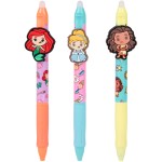 canenco Disney Princess Erasable Gelpen With Clip 3-Ass DP253247 8719668037526