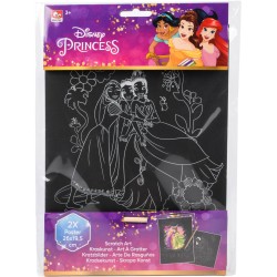 canenco Disney Princess Princess Scratch Art Poster 26X19,5Cm 2X DP22346V 8719668005075