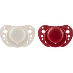 Chicco Air Physioforma Beige Pacifiers - Bordeaux for 6-16 Months 2pcs C20-75086-91 8058664176762