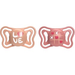Chicco Pacifiers Light Physioforma Pink for 16-36 Months 2pcs C20-71039-11 8058664156429