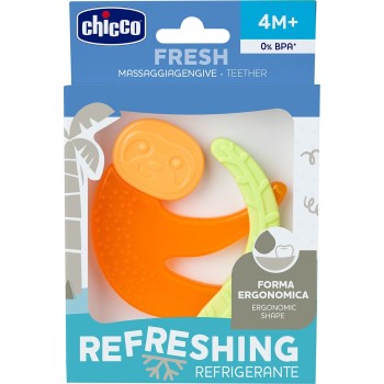 Chicco βρεφικός μασητικός κρίκος οδοντοφυΐας σιλικόνης mix για 4+ μηνών C05-28130-30 8058664143443