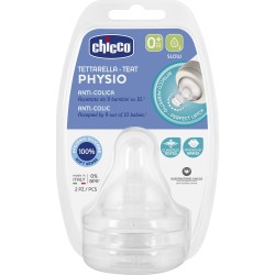 Chicco Nipple of Silicone Physio Perfect 5 Normal Flow for 0+ Months B50-20311-00 8058664122196
