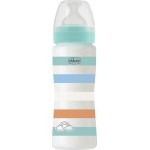Chicco πλαστικό μπιμπερό well being κατά των κολικών μπλε 330ml για 4+ μηνών A60-28637-21 8058664166251