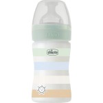Chicco Well Being Plastic Bottle Against Colic Blue 150ml for 0+ Months A60-28611-21 8058664166206