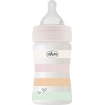 Chicco πλαστικό μπιμπερό well being κατά των κολικών ροζ 150ml για 0+ μηνών A60-28611-11 8058664166190