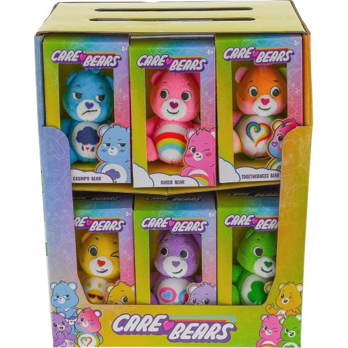 Simba Care Bears - Collectables, 7cm, 6-a μίνι βελούδινο αρκουδάκι, 7 cm, ποικιλία, 6 συλλεκτικά μοντέλα 6305878026038 540086803