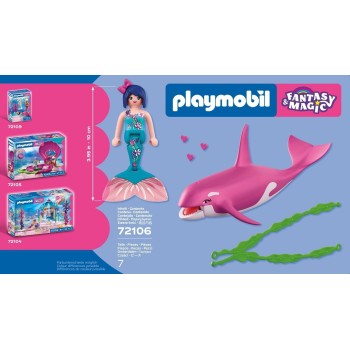 Playmobil Γοργόνα Με Φάλαινα-όρκα 72106 4008789721068