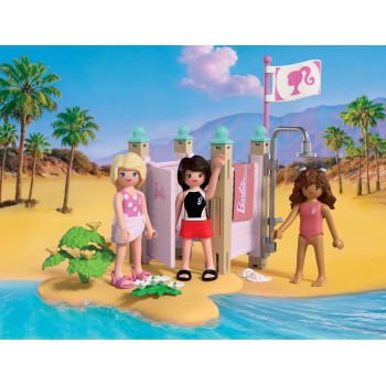 Country Playmobil X Barbie Ντουζ Και Αλλαξιέρα Παραλίας 72124 4008789721242