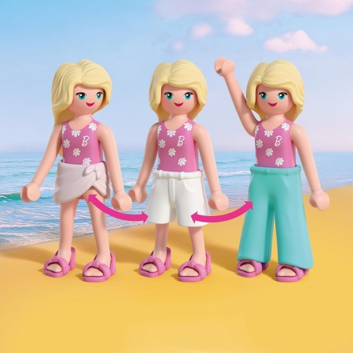 Country Playmobil X Barbie Ντουζ Και Αλλαξιέρα Παραλίας 72124 4008789721242