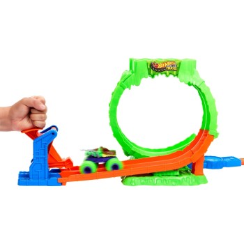Mattel hot wheels monster trucks πίστα συγκρουσης me slime JMK91 194735379439