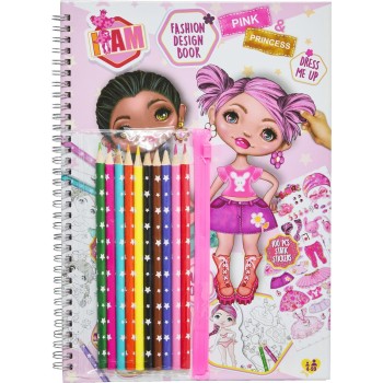 canenco I Am Activity Book Model Pink And Princess IAM252253V1 / IAM252253H 8719668035669