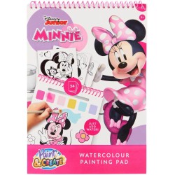 canenco Disney Minnie Mouse Minnie Mouse Watercolour Painting Pad MM24355 8719668018341