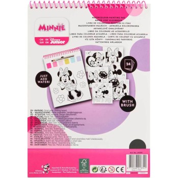 canenco Disney Minnie Mouse Minnie Mouse Watercolour Painting Pad MM24355 8719668018341