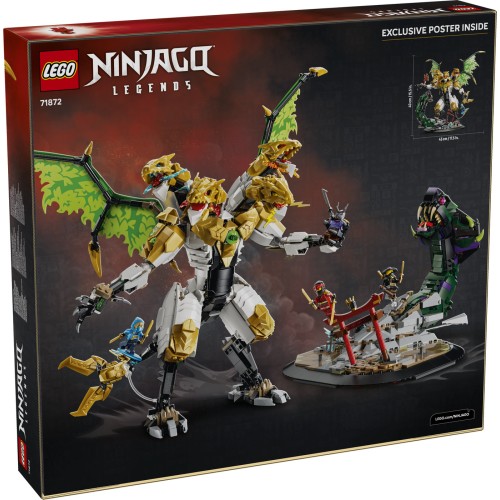 LEGO® NINJAGO® Μάχη του Σούπερ Δράκου, Σετ κατασκευής 71872 71872 5702018055793