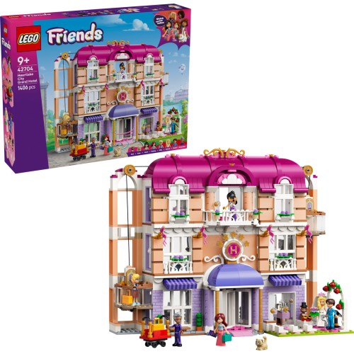 LEGO® Friends Ξενοδοχείο της Χάρτλεϊκ Σίτυ για Κουνελάκια 42704 5702018060612