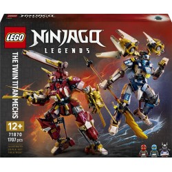 LEGO ninjago the twin titan mechs 71870 5702018055779