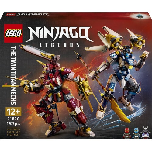 LEGO ninjago the twin titan mechs 71870 5702018055779