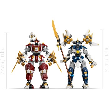 LEGO® NINJAGO® Οι Δίδυμες Εξωστολές Τιτάνες, Φιγούρες δράσης 71870 71870 5702018055779