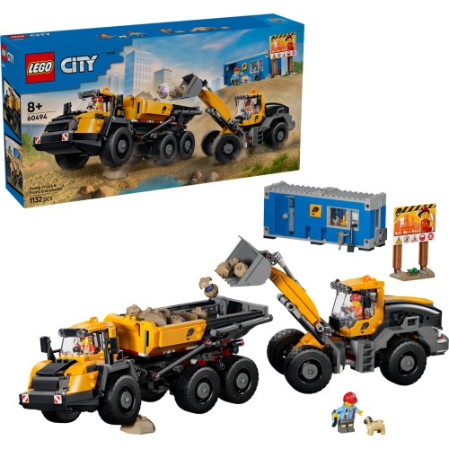 LEGO® City Ανατρεπόμενο Φορτηγό & Φορτωτής - Παιχνίδι οικοδομής 60494 60494 5702018056851