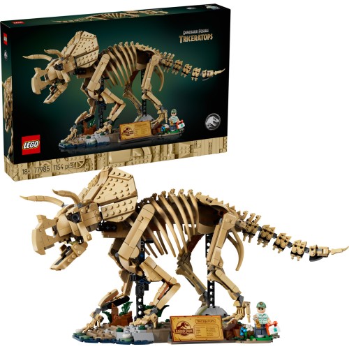 LEGO Icons Jurassic World Dinosaur Fossils: Triceratops 77985 5702018062708